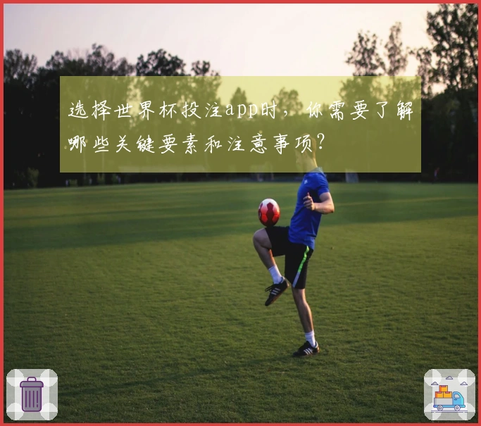 选择世界杯投注app时，你需要了解哪些关键要素和注意事项？
