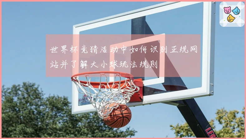 世界杯竞猜活动中如何识别正规网站并了解大小球玩法规则